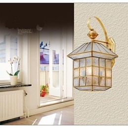 Udendørslampe Havelampe Udendørslampe fuld kobberlampe D