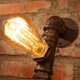 Retro Væglamper Mini Style Rustik Lodge Metal