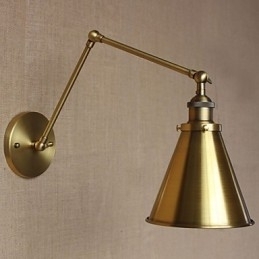 Væglamper Gyngelys Læsevæglamper Mini Style Rustik Lodge Metal