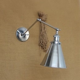 Væglamper Gyngelys Læsevæglamper Mini Style Rustik Lodge Metal