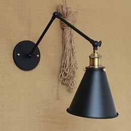 Væglamper Gyngelys Læsevæglamper Mini Style Rustik Lodge Metal