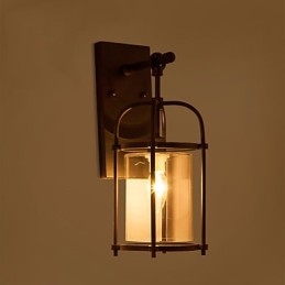 Creative Industrial Look Lamper Nordamerika Style Væglamper med Edison Flute Bulb Inde Bar Decoration Lights