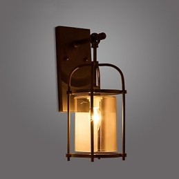 Creative Industrial Look Lamper Nordamerika Style Væglamper med Edison Flute Bulb Inde Bar Decoration Lights