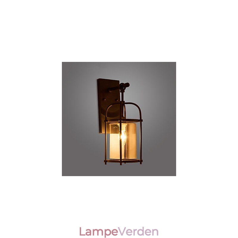 Creative Industrial Look Lamper Nordamerika Style Væglamper med Edison Flute Bulb Inde Bar Decoration Lights