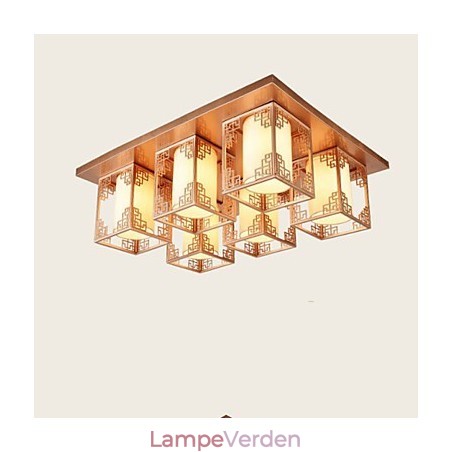 En kinesisk stil lamper jern loftsbelysning atmosfære En kinesisk stil lamper jern loftsbelysning atmosfære