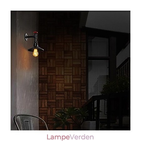 Mini Væglampe 1 Lys Kortfattet Flødejern