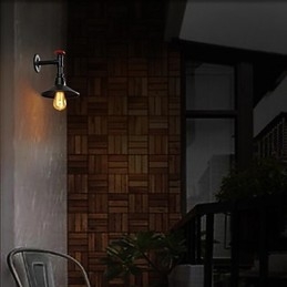 Mini Væglampe 1 Lys Kortfattet Flødejern