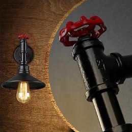 Mini Væglampe 1 Lys Kortfattet Flødejern