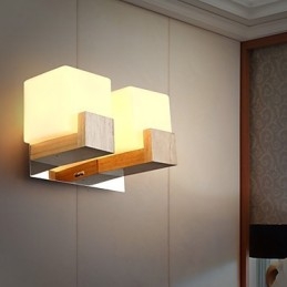Væglamper Mini Style Moderne Moderne Træ Bambus