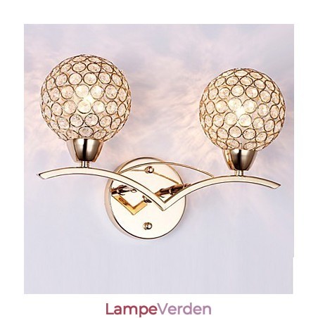 Væglamper Læsevæglamper Krystal Mini Style Moderne Moderne Metal