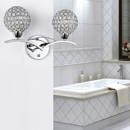 Væglamper Læsevæglamper Krystal Mini Style Moderne Moderne Metal