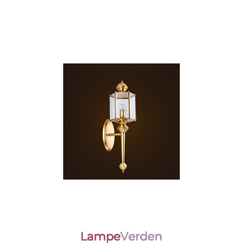 Havelampe fuld kobberlampe udendørslampe vandtæt lampe B