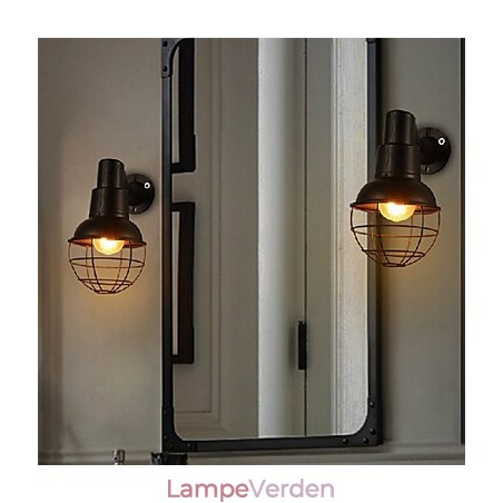 Mini Style Væglamper Rustik Lodge Metal Mini Style Væglamper Rustik Lodge Metal
