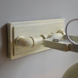 Splinterny nostalgisk vintage jern loftgang væglampe til altan Nordeuropa smedejern væglampe lys