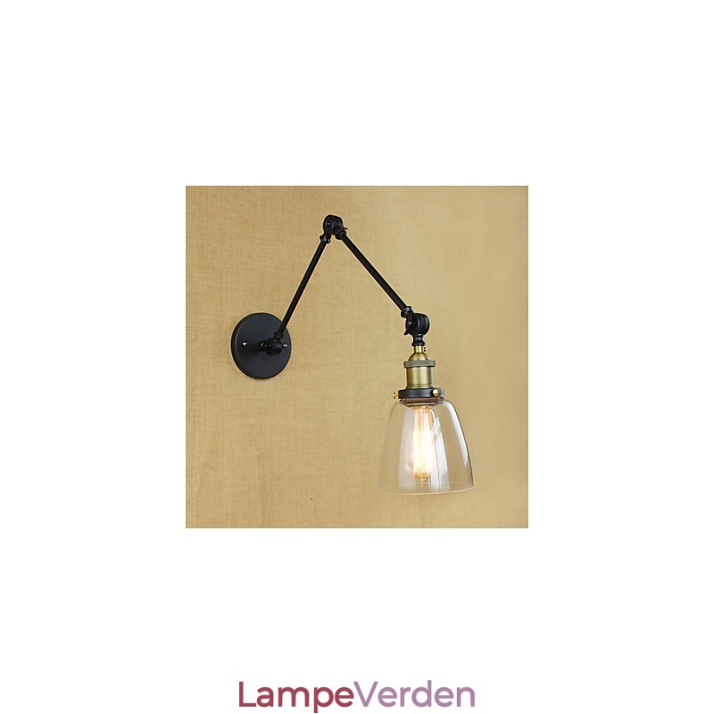 Antik bronze dekorativ væglampe