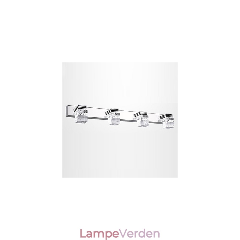 Væglamper Badeværelsesbelysning Vægskiver Krystal Ministil Moderne Moderne Metal