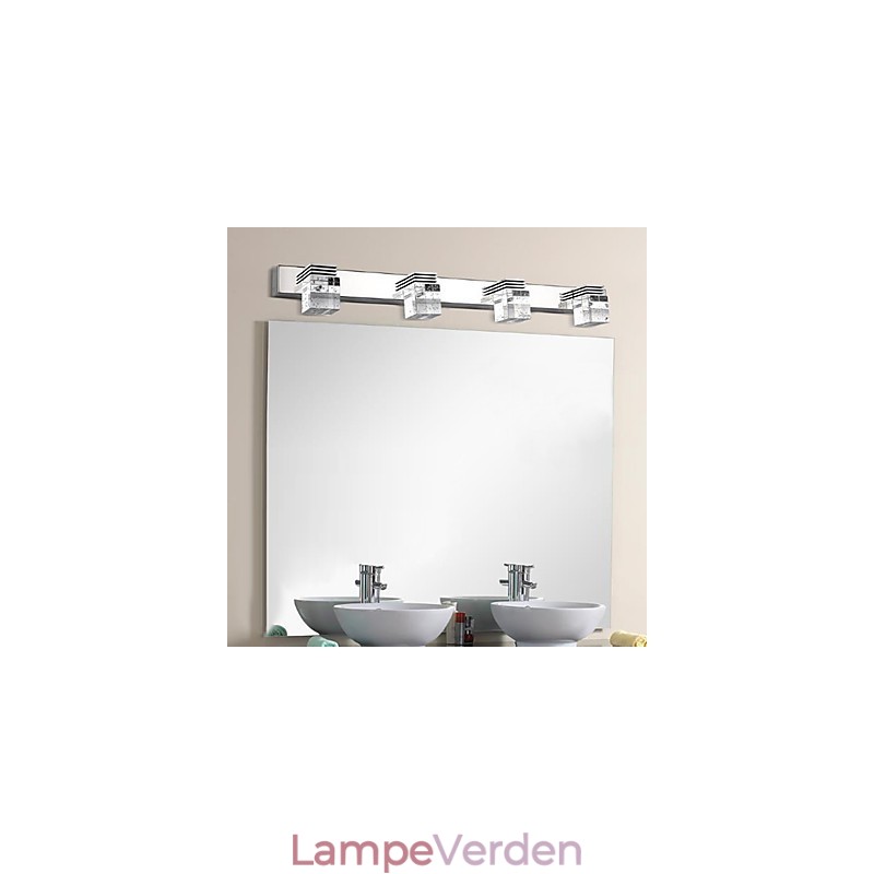 Væglamper Badeværelsesbelysning Vægskiver Krystal Ministil Moderne Moderne Metal
