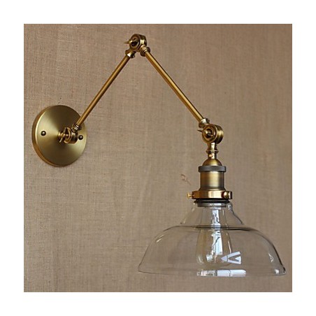 LOFT Style Designer Lampe Moderne Glas Bronze Cafe Dekorativ Væglampe LOFT Style Designer Lampe Moderne Glas Bronze Cafe Dekorativ Væglampe