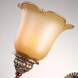 Europa Type Restaurering af gamle måder Smedejern Soveværelse Krystalglas Væglampe Lys