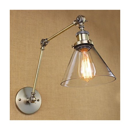 Mediterranean Village Grøn Bronze Farve Kompleks Dekorativ Væglampe