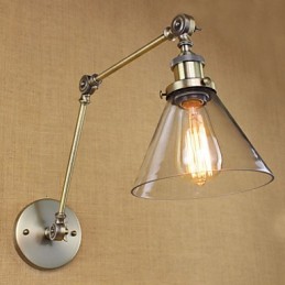 Mediterranean Village Grøn Bronze Farve Kompleks Dekorativ Væglampe