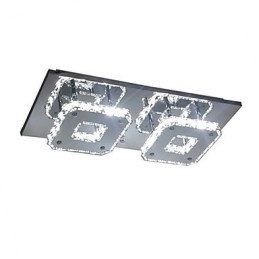 Moderne moderne elektropletteret metal Flush Mount