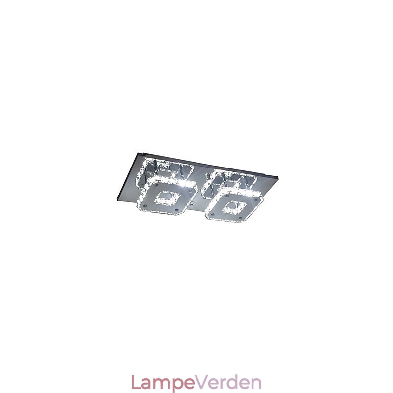 Moderne moderne elektropletteret metal Flush Mount