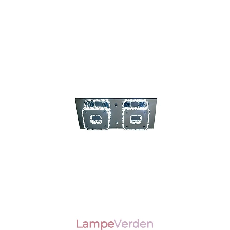 Moderne moderne elektropletteret metal Flush Mount