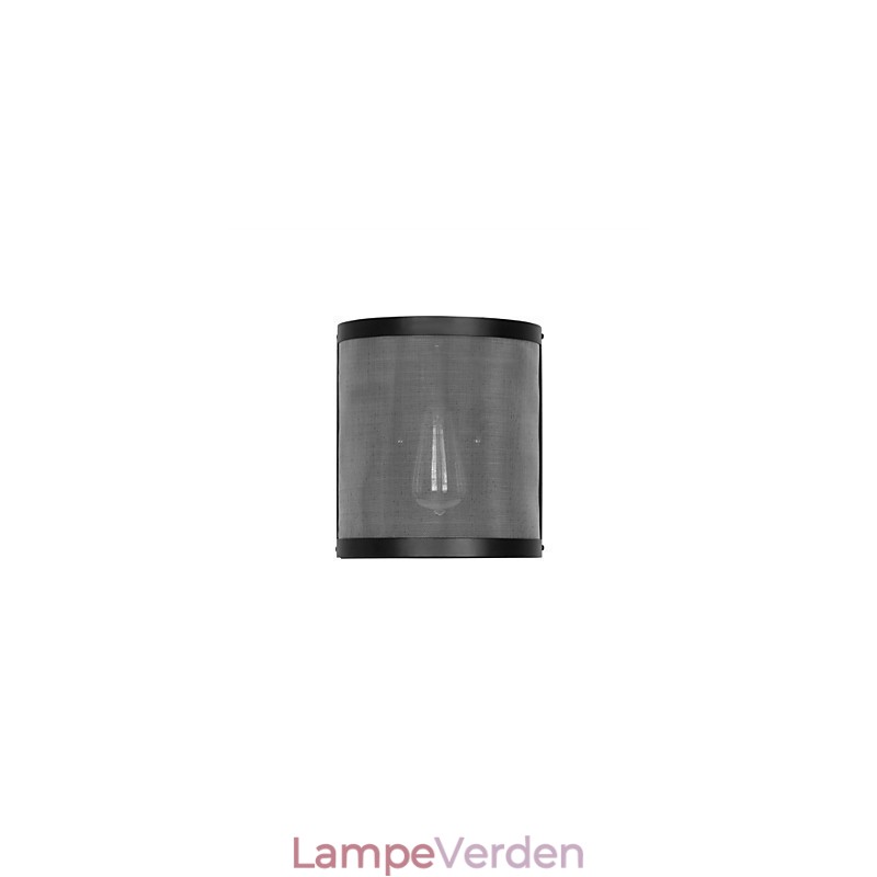 Vintage stil enkelhed stål trådnet og metal væglampe Stue Gang Loftsgarage Kælder Væglampe
