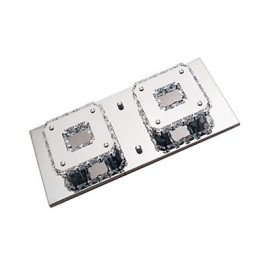Moderne moderne elektropletteret metal Flush Mount