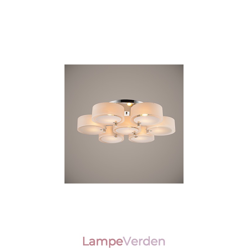 Flush Mount Modern Contemporary 7 Lights Ceiling Light Metal