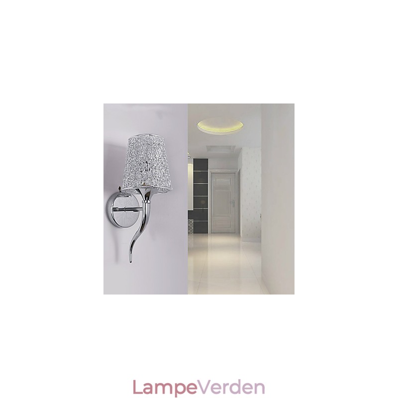 Sølv sengelampe Læsevæglamper VVS Trap Baggrund Spejl Lys