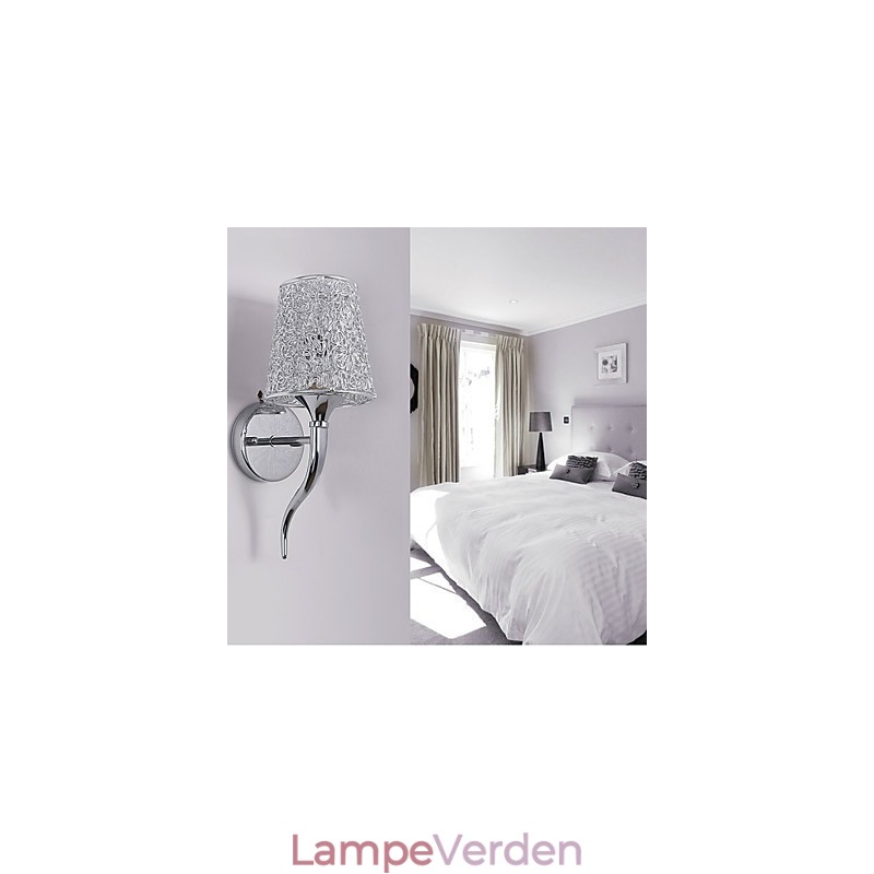 Sølv sengelampe Læsevæglamper VVS Trap Baggrund Spejl Lys