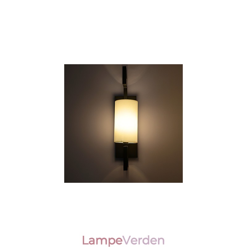 Moderne Amerikansk Stil Antik Lampe Stue Soveværelse Hotelværelser Hvid Stof Væglampe
