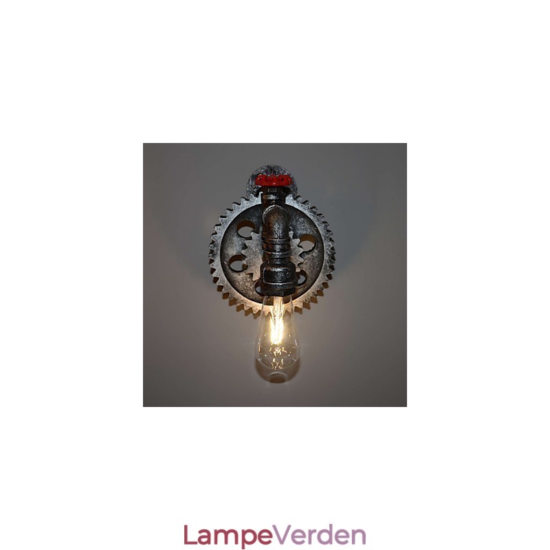 Creative Iron Bar Restaurant Bar Gang Væglampe Væglampe Loft Industrielle Gear Personality To Do The Old Water Pipes