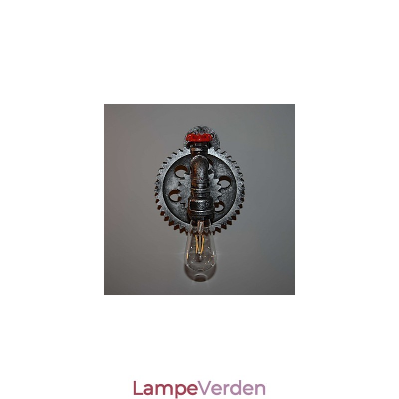 Creative Iron Bar Restaurant Bar Gang Væglampe Væglampe Loft Industrielle Gear Personality To Do The Old Water Pipes