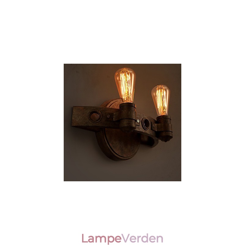 American Creative Restoring Ancient Ways Smedejern Fuldmåne Machetes Væglampe Lights