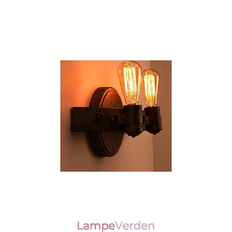 American Creative Restoring Ancient Ways Smedejern Fuldmåne Machetes Væglampe Lights