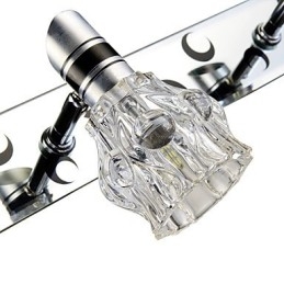 Nye Ankomne Vask Vægbelysning Enkelt Farve Hvid Lampe Til Spejl Front Hardware Metalplade Badeværelse Væglys