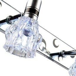 Nye Ankomne Vask Vægbelysning Enkelt Farve Hvid Lampe Til Spejl Front Hardware Metalplade Badeværelse Væglys