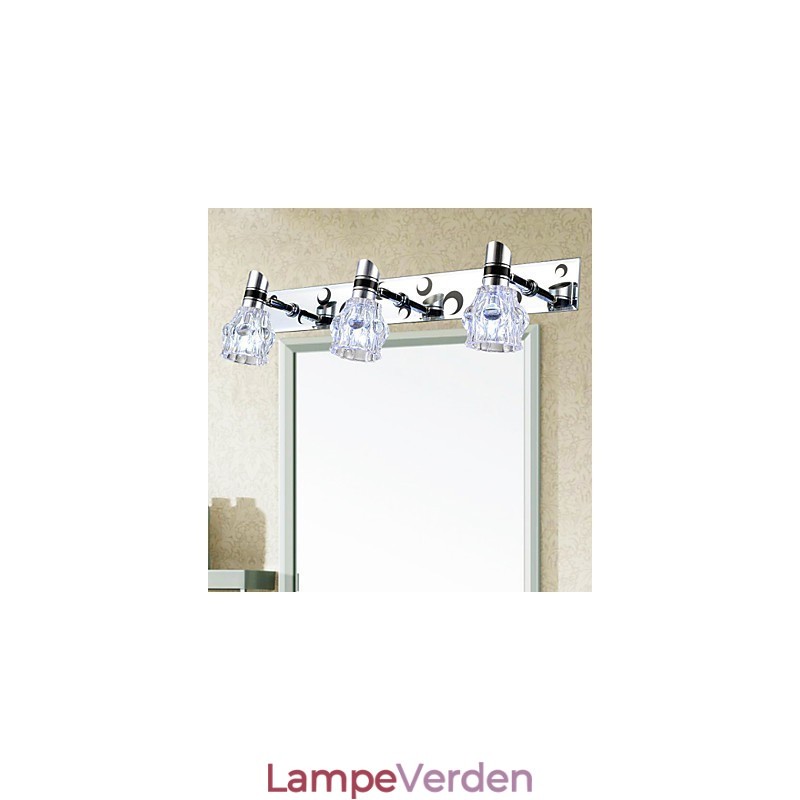 Nye Ankomne Vask Vægbelysning Enkelt Farve Hvid Lampe Til Spejl Front Hardware Metalplade Badeværelse Væglys