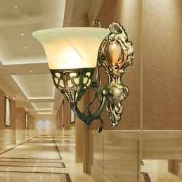 Europæiske Væglamper Metal Materiale Beklædning Bronze Belysning Med Sengeside Stue Front Spejl Balkon Lampe