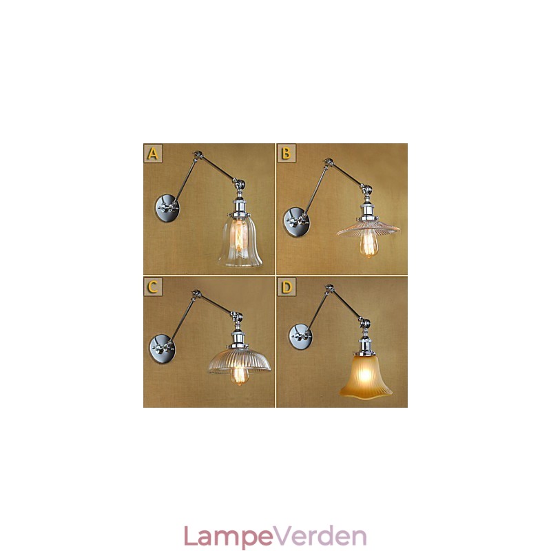Væglamper Badeværelsesbelysning Udendørs væglamper Læsevæglamper Moderne moderne glas
