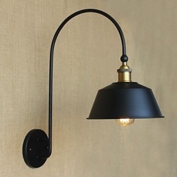 American Country LOFT Industrimaskiner Letvind Retro Villa Nostalgisk Spisestue Jern Dekorativ Væglampe
