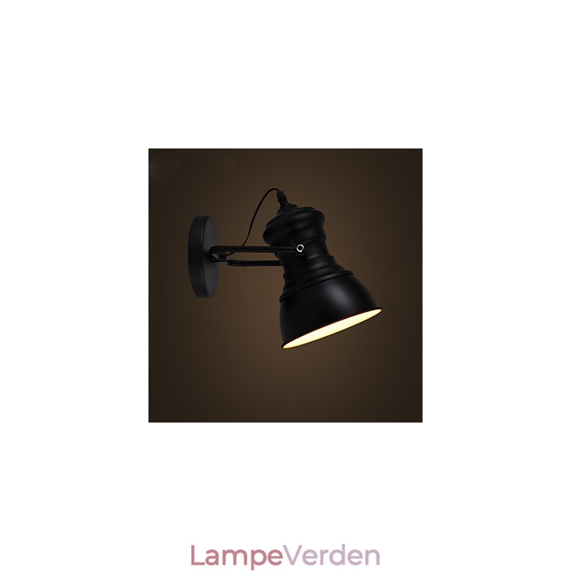Art Deco Væglamper Lampe Industriel Iron Signboard Loft Væglampe