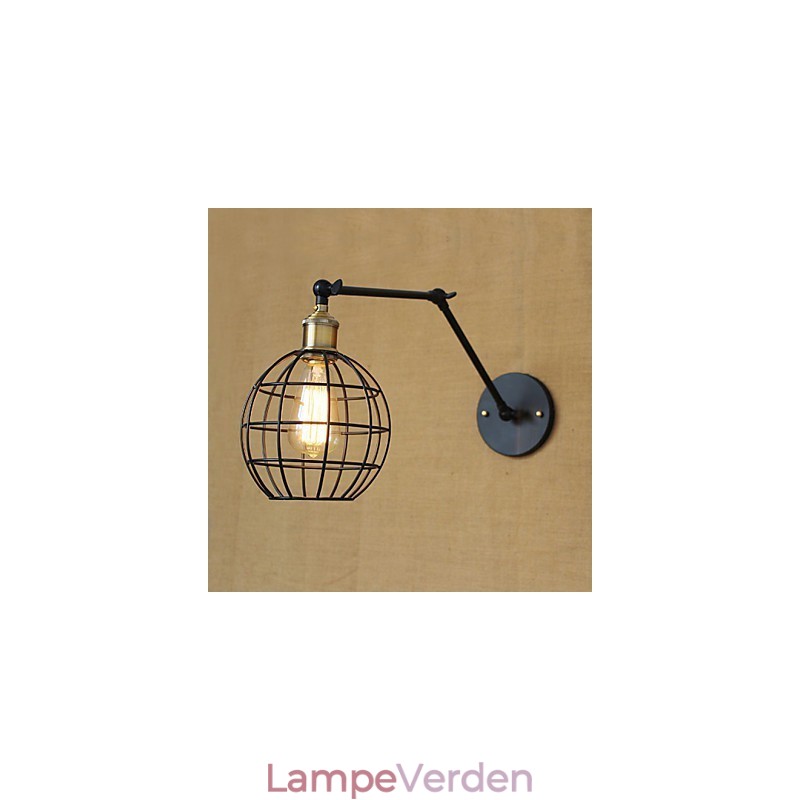 Væglamper Gyngelys Læsevæglamper Mini Style Rustik Lodge Metal