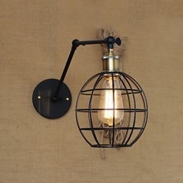 Væglamper Gyngelys Læsevæglamper Mini Style Rustik Lodge Metal