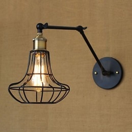Væglamper Gyngelys Læsevæglamper Mini Style Rustik Lodge Metal