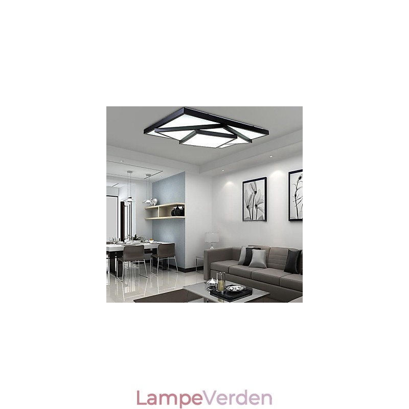 Square Flush Mount Modern Contemporary Loftslampe