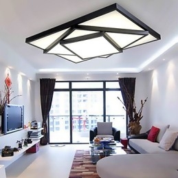 Square Flush Mount Modern Contemporary Loftslampe